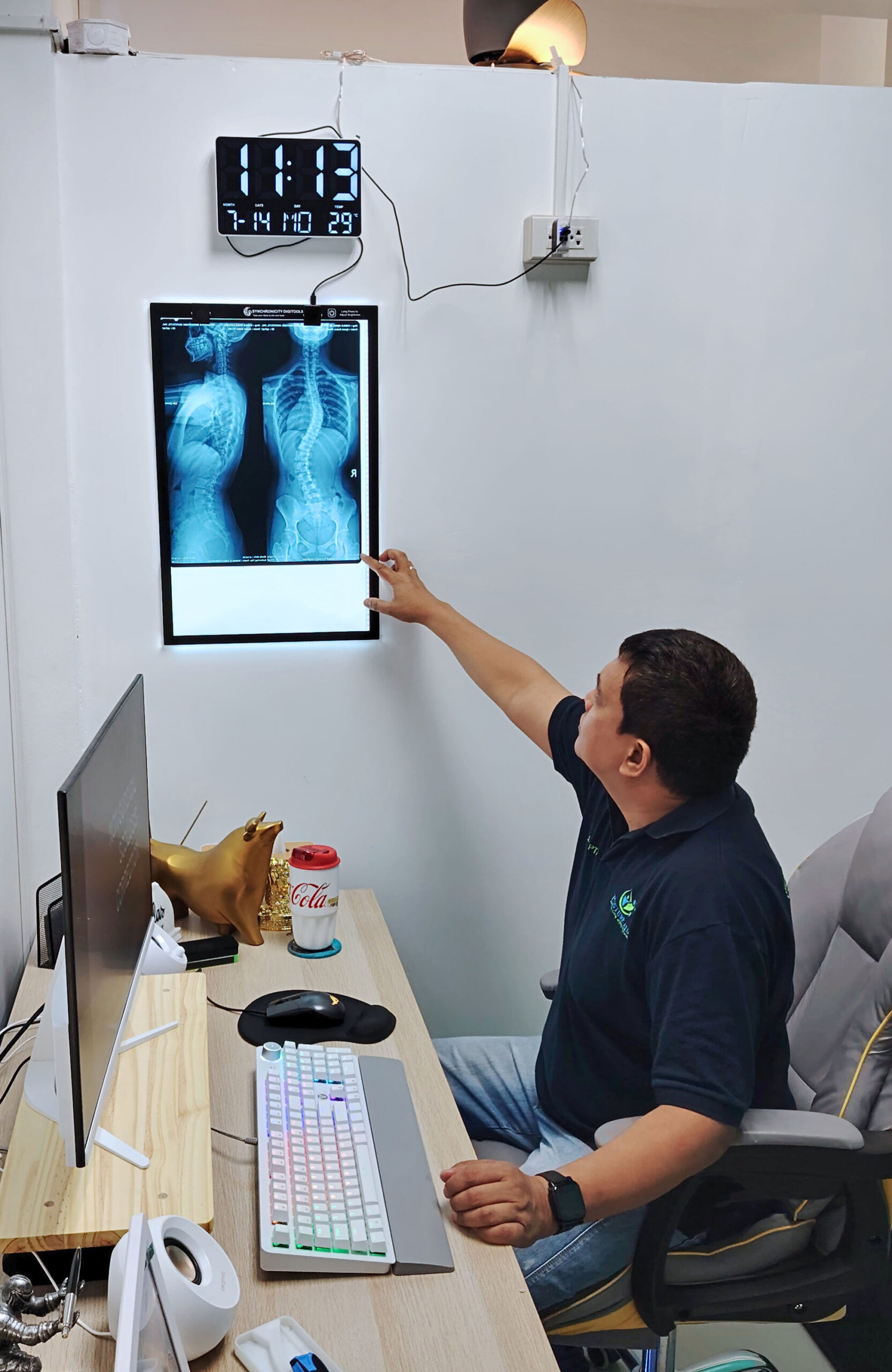 rehab center owner on postureaid.com.ph manila, Non-Surgical Scoliosis Posture Therapy office